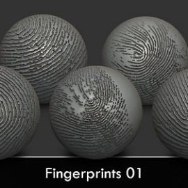 XMD ZBrush Brushes – Fingerprints 01