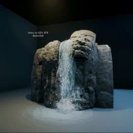 Artstation Intro to UE4 VFX Waterfall Free Download