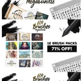 CM 604 Photoshop Brushes Megabundle 932478 Free Download