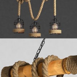 Chandelier Loft Rope Chandelier