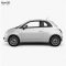 Fiat 500 2010 3D model Free Download