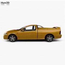 Ford Falcon Ute XR8 2006 3D model Free Download