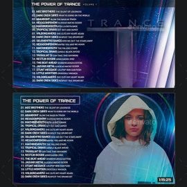 GraphicRiver Youtube Thumbnail Templates Trance Music Playlist Promote Artist 26937031 Free Download