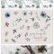 Gray and White Watercolor Florals Free Download