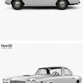 Lancia Flaminia GT 3C 1963 3D model Free Download