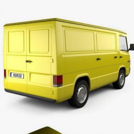 Mercedes-Benz MB100 Panel Van 1988 3D model