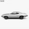 Plymouth Barracuda hardtop 1974 3D model