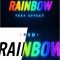 Rainbow Color Text Effect 353716770 Free Download