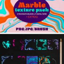 Marble Textures Background | Procreate 4568148