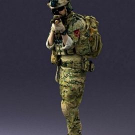 Soldier 0722 3D model Free Download