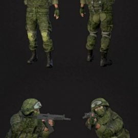 Soldier in equipment Free Download