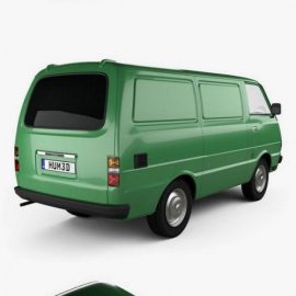 Toyota Hiace Panel Van 1977 3D model