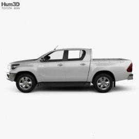 Toyota Hilux Double Cab Hi Rider 2015 3D model Free Download