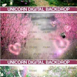 Unicorn Overlay Backdrop Horse Overlays Free Download