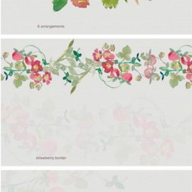 Watercolor Strawberry Clipart Collection 4047700 Free Download