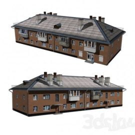 2-storey residential building Free Download