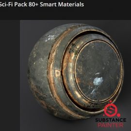 ArtStation Marketplace Vintage Sci-Fi Pack 80+ Smart Materials Free Download