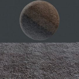 Asphalt Ground PBR Material Free Download