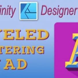 Beveled Lettering In Affinity Designer