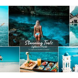 CreativeMarket – Stunning Teals Lightroom Presets 5203593