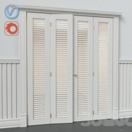 Dressing room with wall panel Free Download