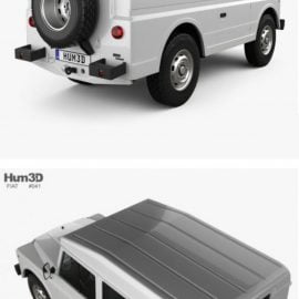 Fiat Campagnola Station Wagon 1987 3D model Free Download