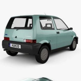 Fiat Cinquecento 1991 3D model Free Download