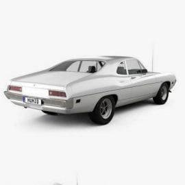 Ford Falcon 429 Super Cobra Jet 2-door 1970 3D model Free Download