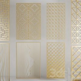 Golden panels Free Download