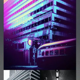 GraphicRiver – Synthwave Photoshop Action 26691788 Free Download