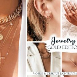 Jewelry Lightroom Presets. Gold Edition desktop mobile presets