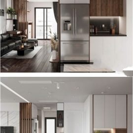 Kitchen Livingroom Scene By DinhVanHuan Free Download