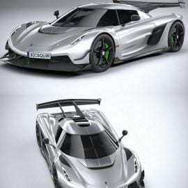 Koenigsegg jesko 2020 #2 3d model Free Download