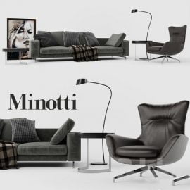 Minotti Set 01 Sherman Sofa Free Download