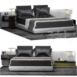 Minotti YANG BED WIDE Free Download