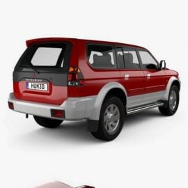 Mitsubishi Pajero Sport 1996 3D model Free Download