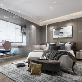 Modern Style Bedroom 454 Free Download