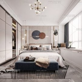 Modern Style Bedroom 461 Free Download