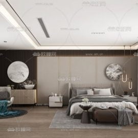 Modern Style Bedroom 478 Free Download