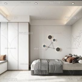 Modern Style Bedroom 489 Free Download