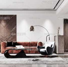 Modern Style Livingroom 449 Free Download