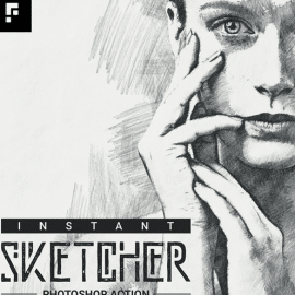 GraphicRiver – Instant Sketcher Photoshop Action 27659405