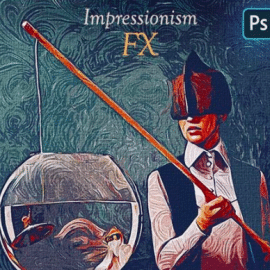 GraphicRiver – Impressionism Paint FX – Photoshop Add-On 27734189