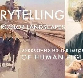 Storytelling in Watercolor Landscapes Understanding the Importance of Human Figures Free Download