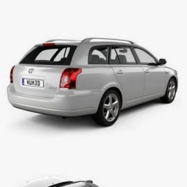 Toyota Avensis wagon 2006 3D model Free Download