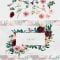 Wine and Peach Floral Bouquet Clipart 1743239 Free Download