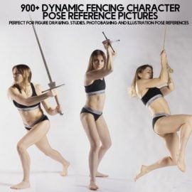 Artstation 900+ Dynamic Fencing Character Pose Reference pictures Free Download