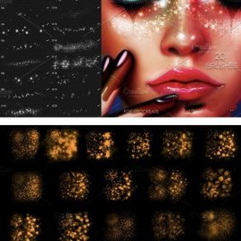 CreativeMarket 20 Face Shine Brushes for Procreate 5231533 Free Download