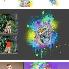 CreativeMarket Abstract Painting Action 2 4867433 Free Download