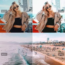 CreativeMarket Santa Monica Pro Lightroom Presets 5333867 Free Download